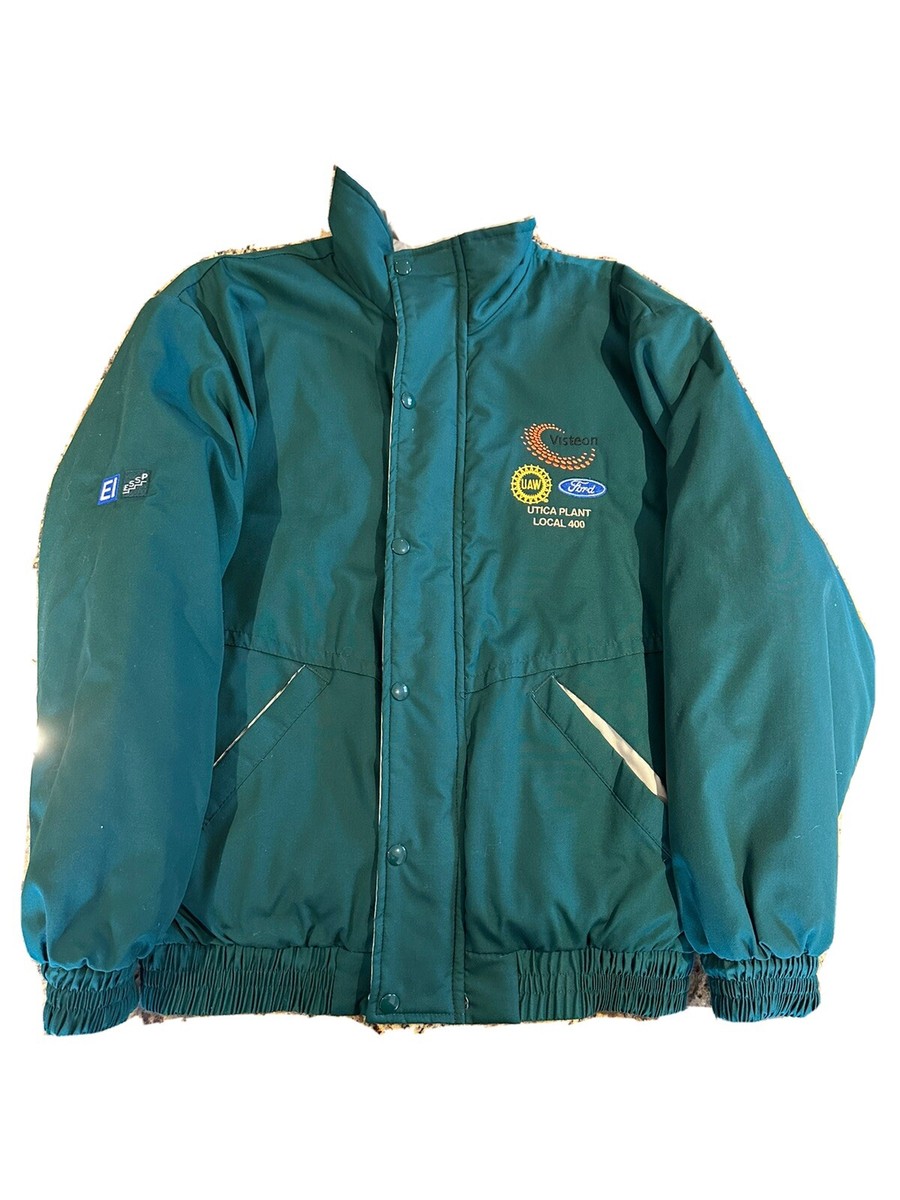 King Louie Visteon Ford UAW Vintage Employee Jacket Made in USA Sz