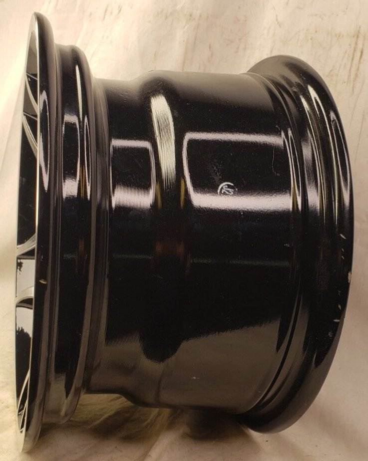 Club Car 10x6 4/4 Black & Machined Golf Cart Rims Wheels pull-off ...