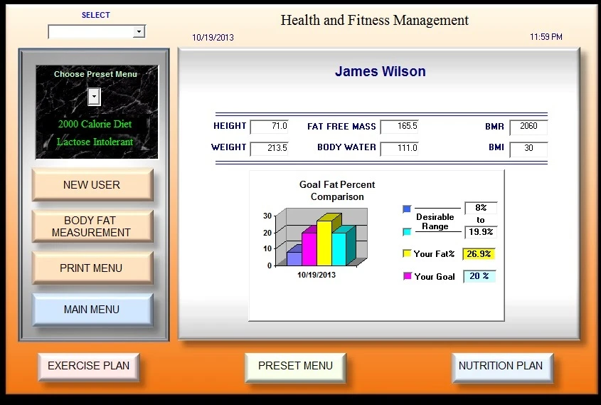 BioPhysique Health Management Software for For Model BF-350 TBF-300 TBF and more - Image 2 of 4