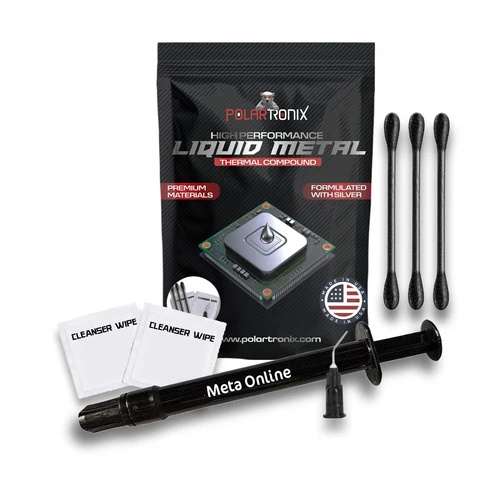 1.5g Liquid Metal Thermal Paste, PS5, PC, CPU, GPU PolarTronix , Made in USA