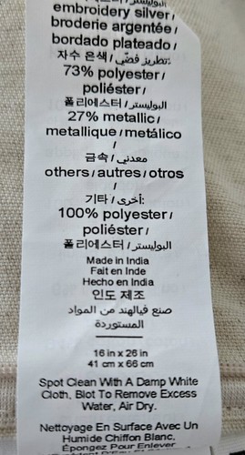 NWOT Pottery Barn Pillow [Cover Only] Christmas Wish Lumbar Embroidered Holiday - Picture 18 of 18