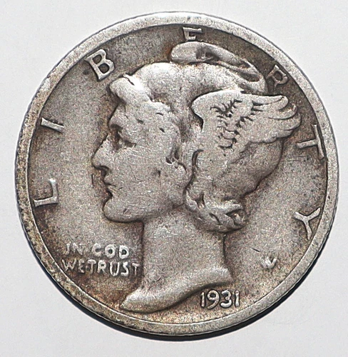1931 S Mercury Dime VF (A171)