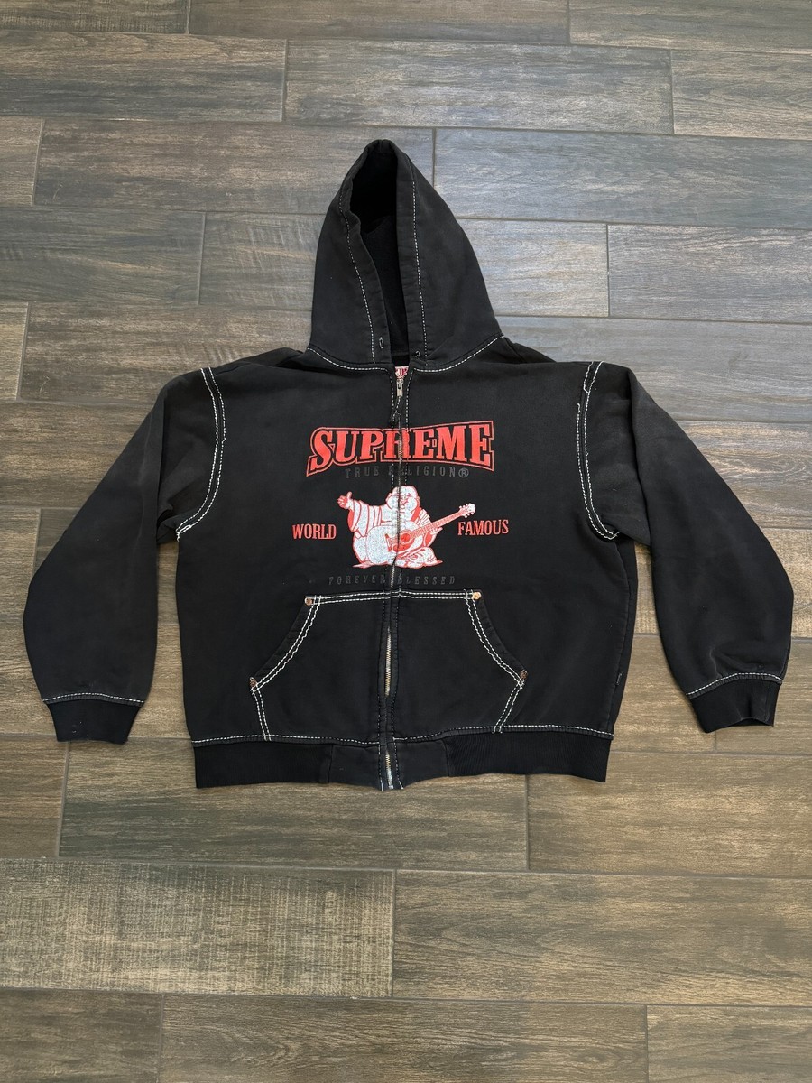 Size XL - Supreme x True Religion Zip Up Hoodie Black | eBay Size XL - Supreme x True Religion Zip Up Hoodie Black | eBay