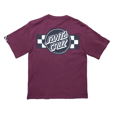 Vintage Y2K Santa Cruz Skateboard NHS Tag Shirt Logo Double Vintage Y2K Santa Cruz Skateboard NHS Tag Shirt Logo Double