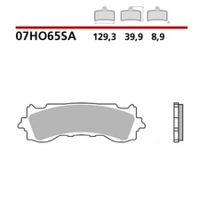 07HO65SA Brembo Front Brake Pads Honda GL GOLD WING ABS 1800 2018 -2022