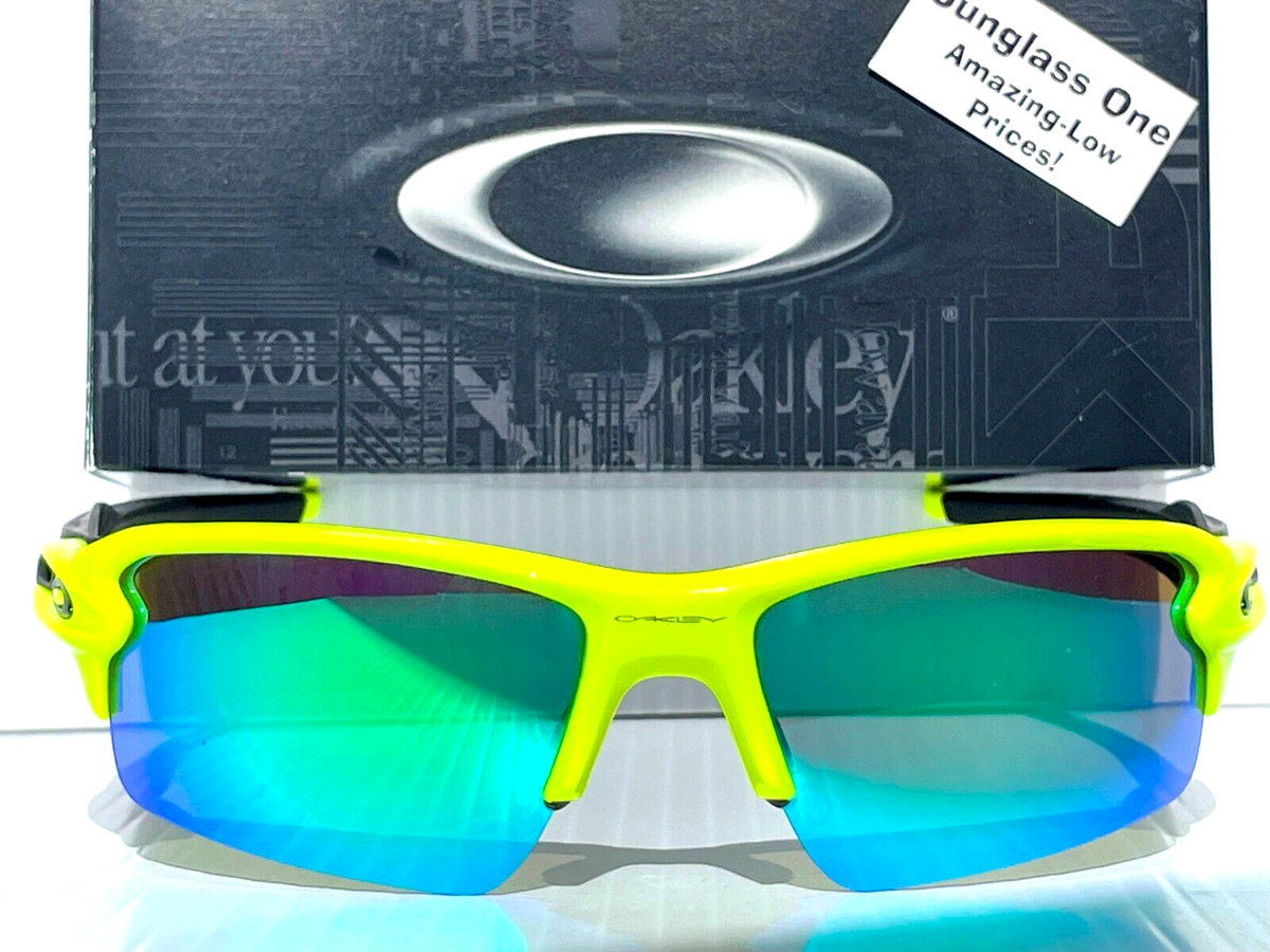 Oakley FLAK 2.0 XL Yellow Tennis Ball POLARIZED Galaxy Jade Oakley FLAK 2.0 XL Yellow Tennis Ball POLARIZED Galaxy Jade