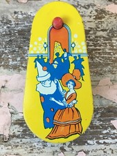 Vintage KIRCHHOF Tin LITHO Halloween COSTUME PARTY Noise Maker WORKS USA