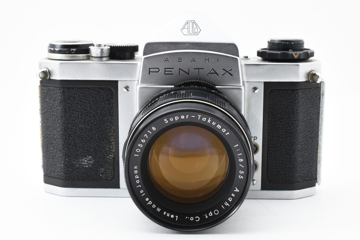 Exc+ Asahi Pentrax SV Film Camera Super Takumar 55mm F/1.8