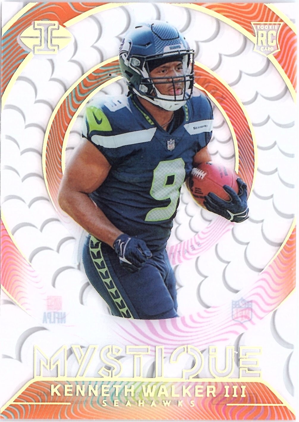 Kenneth Walker III Panini Illusions Mystique #M18 Orange