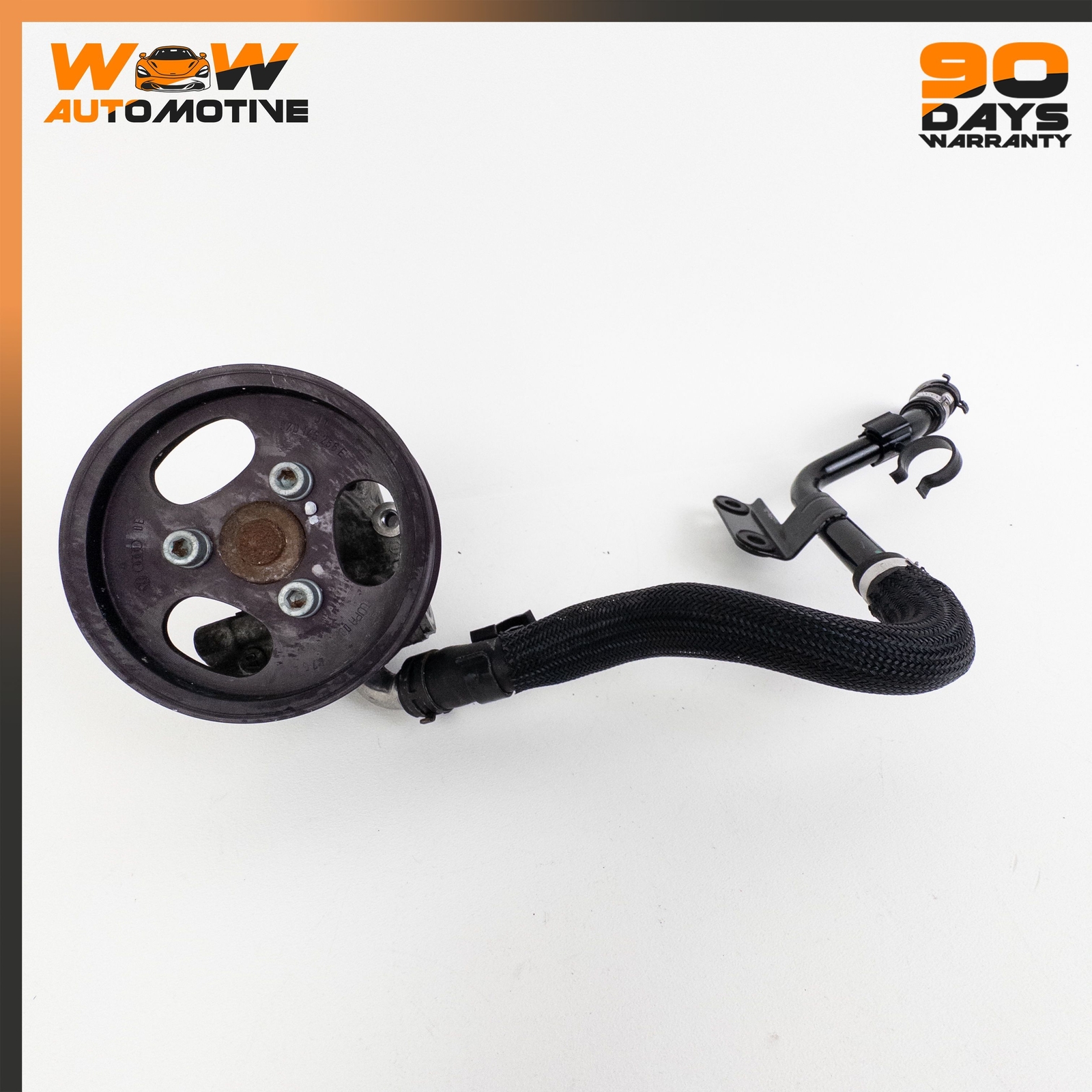 04-13 BENTLEY CONTINENTAL GTC GT POWER STEERING PUMP POLY V BELT PULLEY OEM