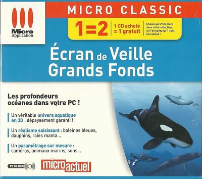 Ecran de veille Grands fonds (französische Version) PC Neu & OVP