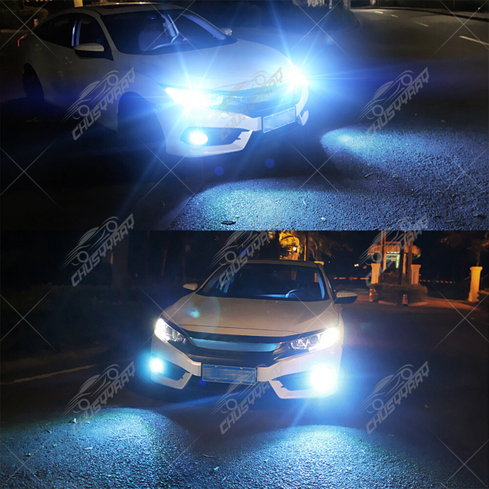 Para For Toyota RAV4 2013-2015 LED faro delantero alto bajo + luces antiniebla
