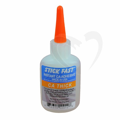 Stick Fast Thick CA Glue, 1 ounce 012