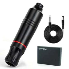 Professionelle Tattoo Maschine Rotary Tattoo Gun Langlebig Make-Up LCD Netzteil