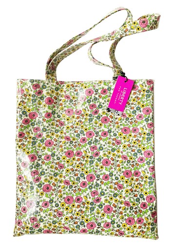 CON ETIQUETAS LIBERTY de LONDRES x Target Bolso de Mano Paño de Aceite Pastel Estampado Floral 2 Manijas | eBay