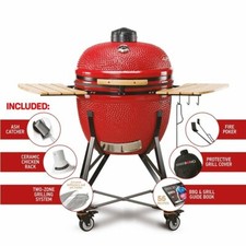 Kamado Bono Limited 25" BBQ Grill Smoker Ceramic Egg Charcoal Cooking