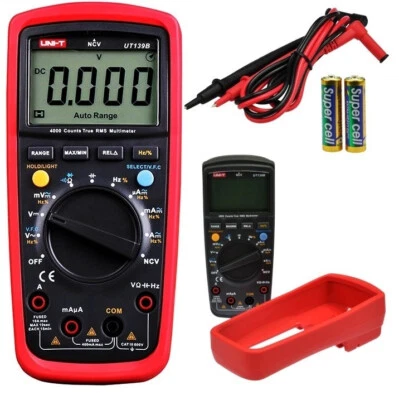 UNI-T Digital Multimeter ROBUST Strommessgerät AC/DC 600V Ω HZ NCV Diodetest TRUE RMS