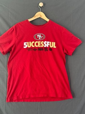 49ers  5UCCESSFUL  Super Bowl Champions Tee   Size L