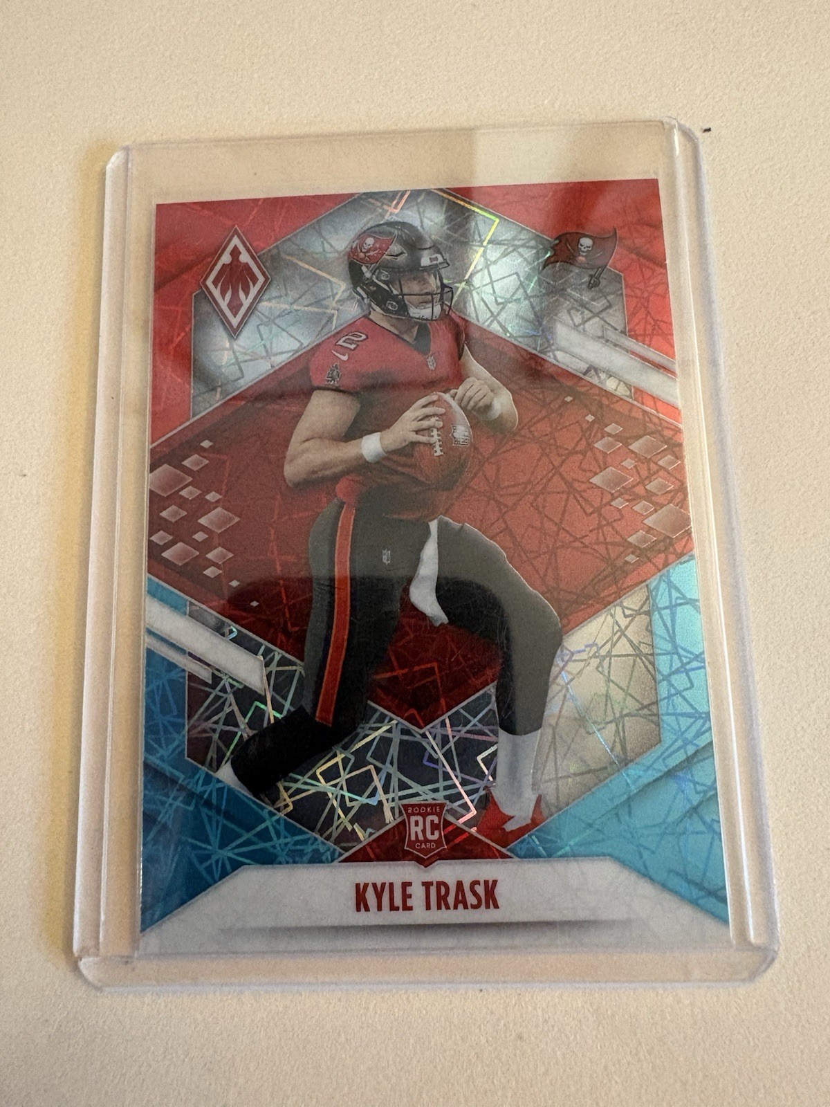 2021 Panini Phoenix - Rookie Kyle Trask #121 Fire & Ice Lazer /50 (RC)