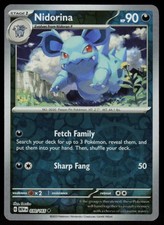 Nidorina 030/165 Uncommon 151 Pokemon Reverse Holo Near Mint