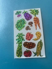 Hambly Prism Vegetables Half Sticker Strip