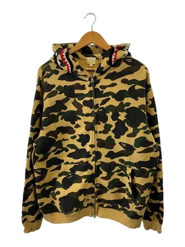 A BATHING APE (BAPE) Felpa con cappuccio full zip A BATHING APE multicolore L usata