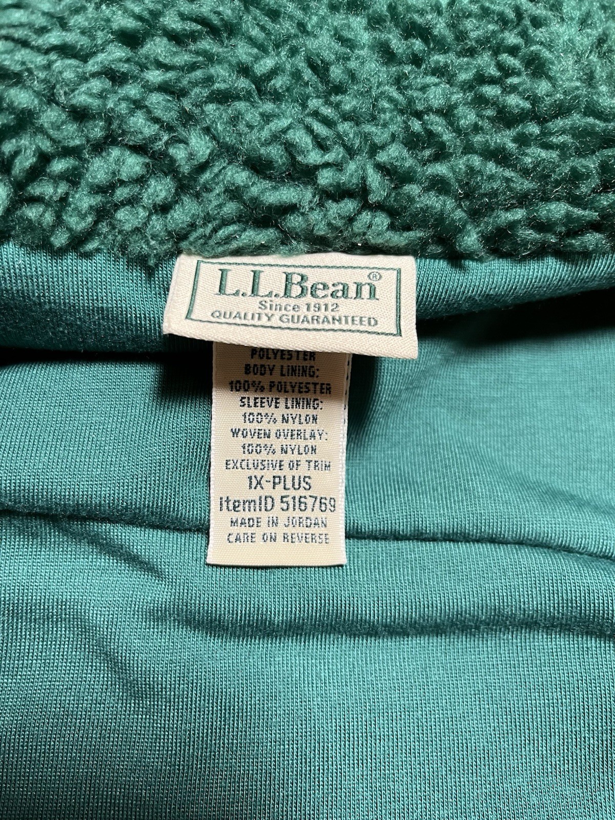 L.L. Bean Women's Sherpa Fleece Green Button-down… - image 11