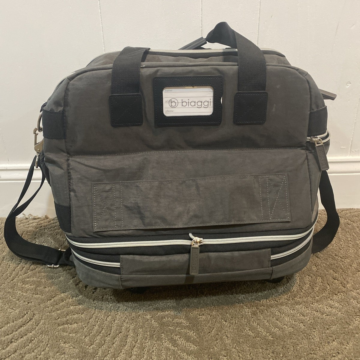 Biaggi Zipsack Boost Max Expandable Rolling Underseat Carry-On