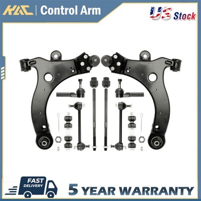 Front Lower Control Arms Tie Rods Stab Links For 2000-2013 Chevrolet Impala 10PC