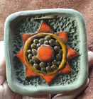 Vintage Sweden Keramik ceramic wall plaque hanging