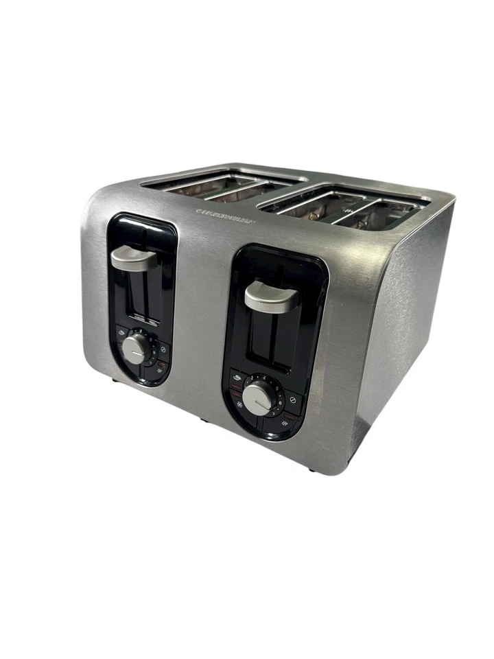 BLACK+DECKER TR6341S 4-Slice Toaster: Frozen Reheat,cancel & Bagel 1500W  , - Image 4 of 4
