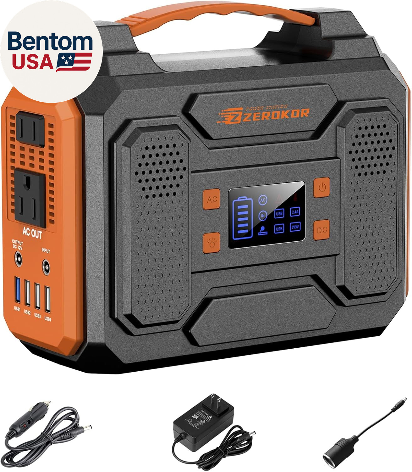 Portable Power Station 300W Solar Generator 280Wh(Without Solar Panel), 110V Por