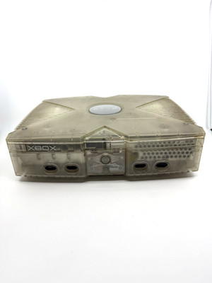 Microsoft Original Xbox Crystal Clear Limited-Edition Console Only UNTESTED
