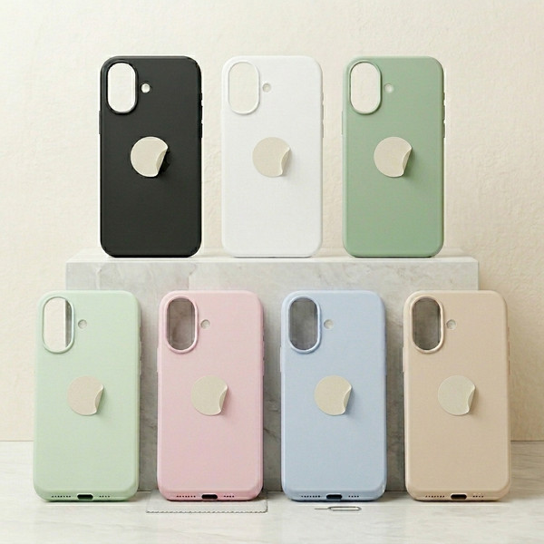 Funda PREMIUM para iPhone 15 de silicona líquida con LOGO