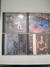 Lot of 4 Vintage 1980's CD Disks: Bon Jovi, Cher, Grateful Dead, Whitney Houston