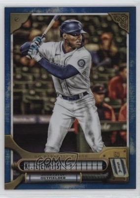 2022 Topps Gypsy Queen Chrome Indigo Refractor 69/150 Kyle Lewis #123 0q3