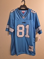 Calvin Johnson Detroit Lions #81 Throwback Fo...