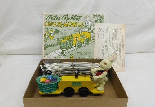 Pride Lines 1103 Peter Rabbit Küken-Mobil motorisierter Handwagen O läuft Ostern TCA | Zustand: Used