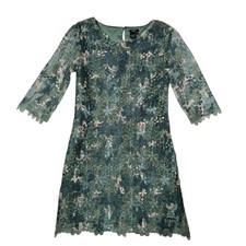Guess Girl's Green Lace Dress Cocktail Party Event Size 10 (FS)