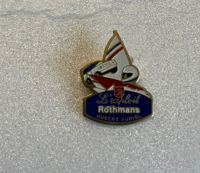 Pin s Collector Rare - Limited Edition: Rothmans l Exploit Hubert Auriol
