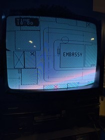 Rescue the embassy mission for NES Authentic  Game Cartridge Sample Prototype 