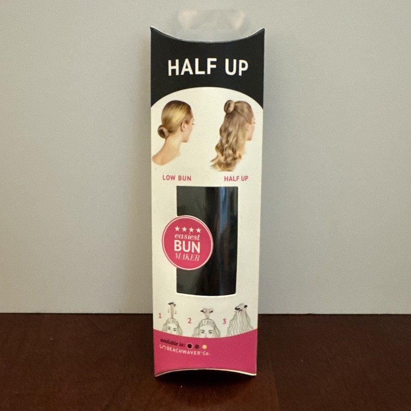 Half Up Low Bun UP DO Maker Hair Styling Sponge NEW 'BLACK'