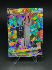 2025 Panini Prizm WNBA Ajsa Sivka Silver Cracked Ice Rookie Chicago Sky #85 RC