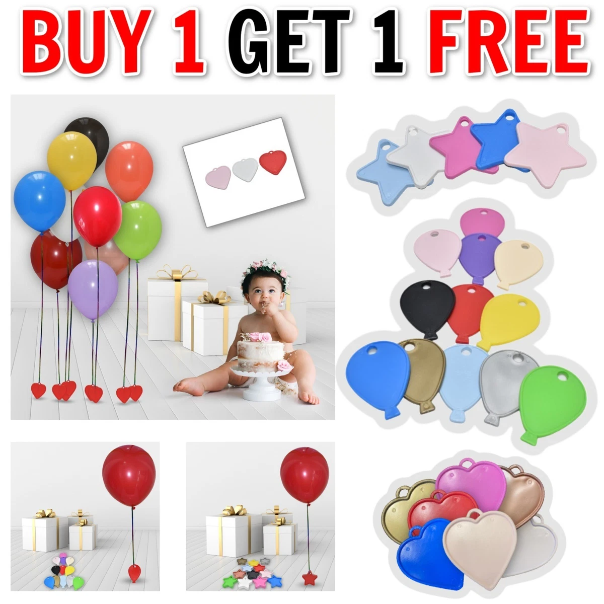 Accessori per palloncini di compleanno per bambini
