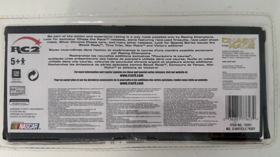 Joe Nemechek #01 Army 2004 - 1:24 RC2 Ultra Series Diecast, Chevy Monte Carlo Foto 4 de 4
