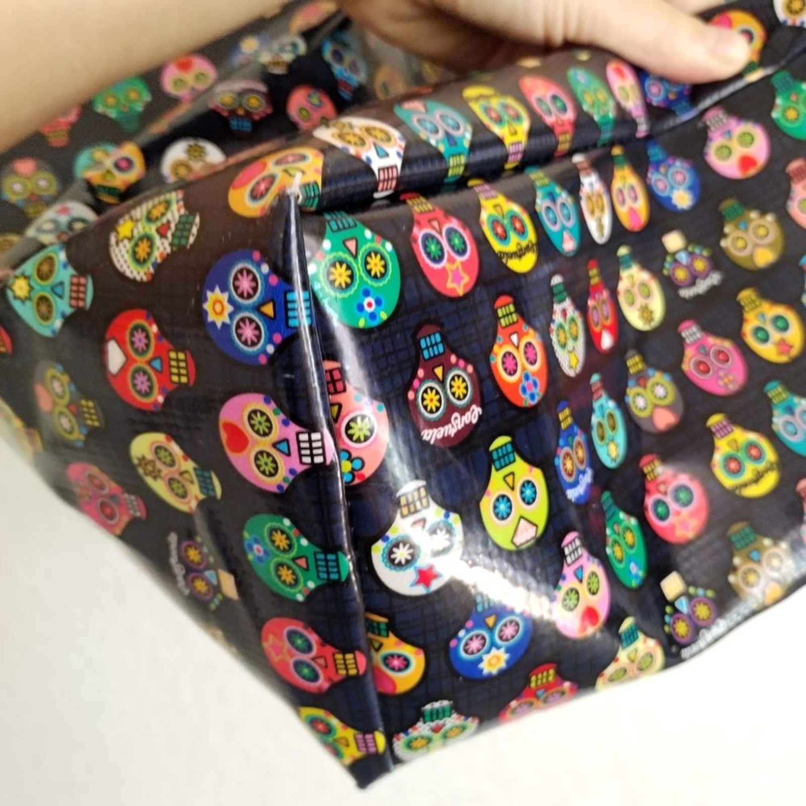 Consuela Tiny Basic Multicolor Sculls Tote Large … - image 6