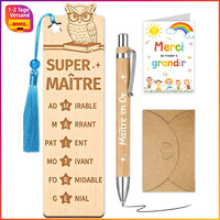 Lesezeichen-Set Holz Geschenkset FüR MäNnliche Lehrer Lehrer Geschenkidee