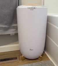 Zadro Large Hot Towel Warmer Bucket Timer Electric. Light lavender color