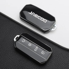 Jaecoo 5 & J5 EV Schlüsselanhänger, Key Holder, Key Cover, Weiß Schwarz Silber TPU