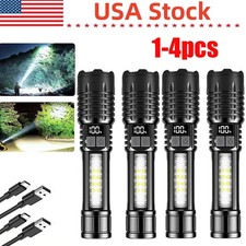 1-4x 99000000lm Super Bright Led Tactical Flashlight Rechargeable Led Work Light 1-4x 99000000lm Super Bright Led Tactical Flashlight Rechargeable Led Work Light